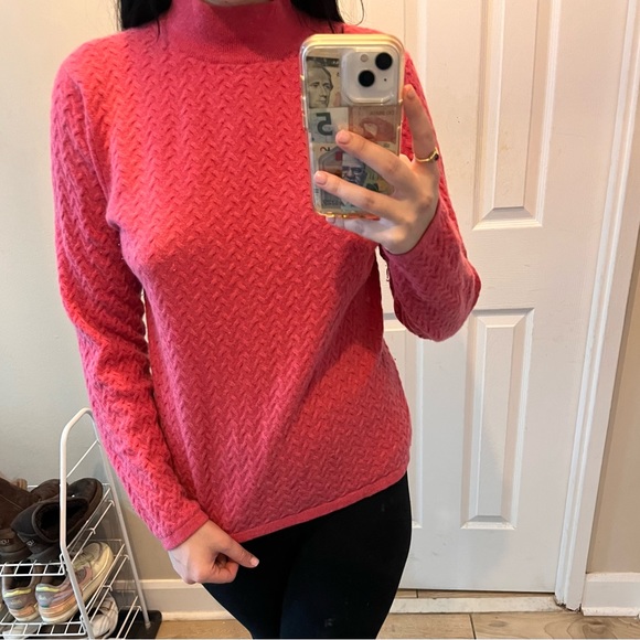 100% cashmere pink sweater - Picture 5 of 5